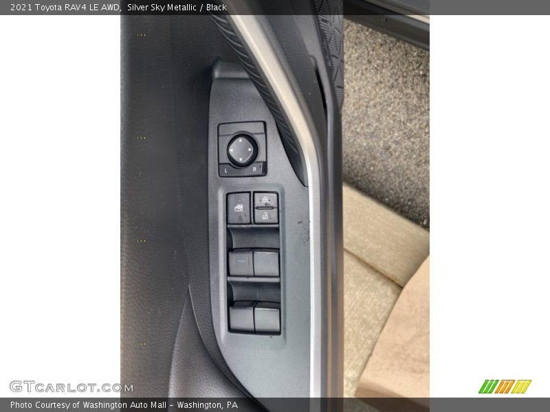 Silver Sky Metallic / Black 2021 Toyota RAV4 LE AWD