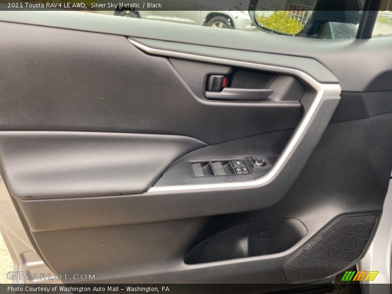 Silver Sky Metallic / Black 2021 Toyota RAV4 LE AWD