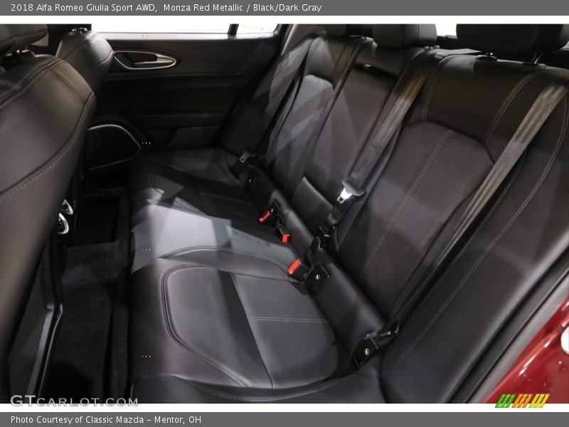 Monza Red Metallic / Black/Dark Gray 2018 Alfa Romeo Giulia Sport AWD