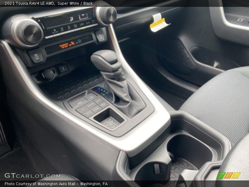 Super White / Black 2021 Toyota RAV4 LE AWD