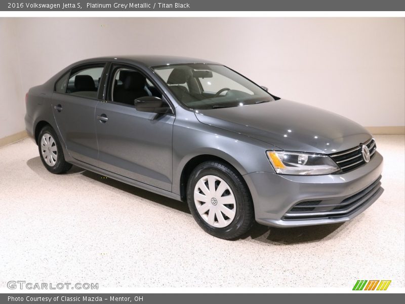 Platinum Grey Metallic / Titan Black 2016 Volkswagen Jetta S