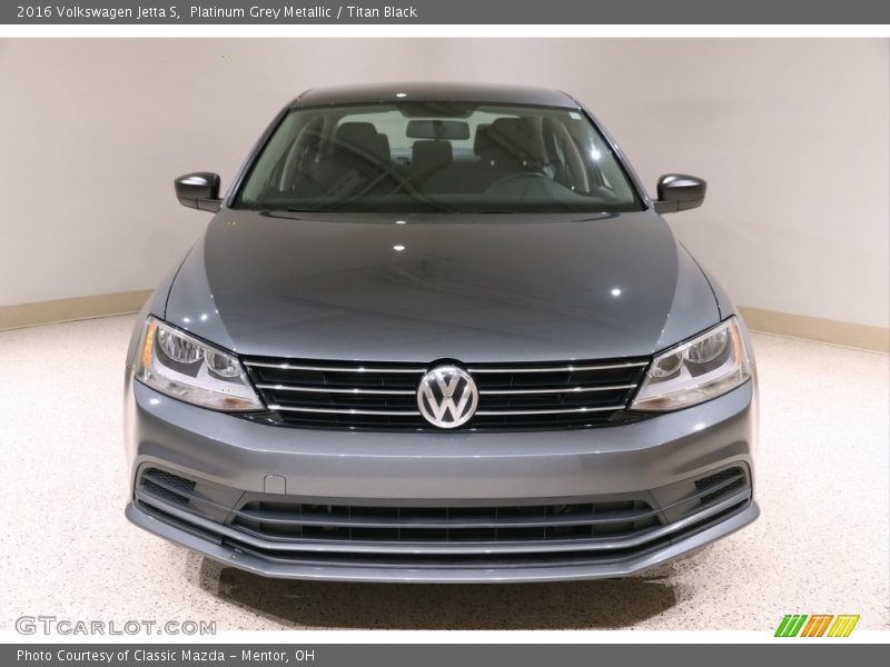 Platinum Grey Metallic / Titan Black 2016 Volkswagen Jetta S