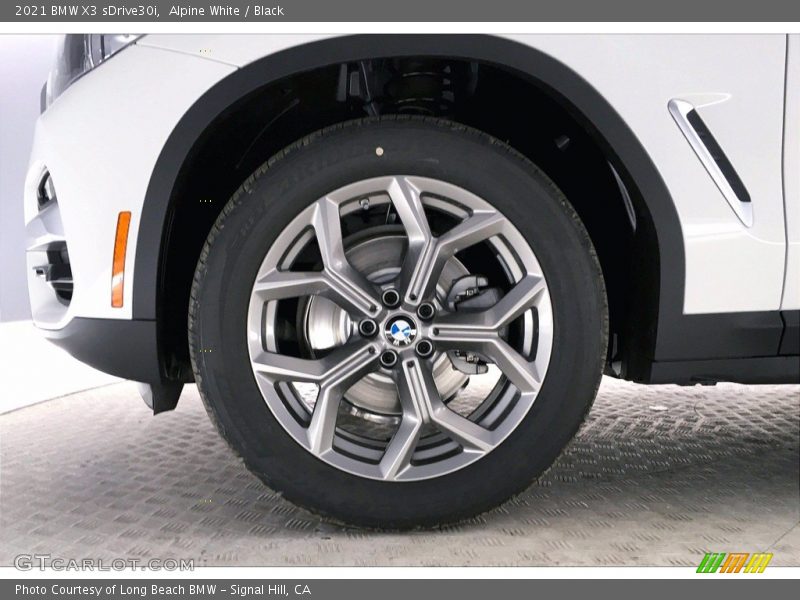 Alpine White / Black 2021 BMW X3 sDrive30i