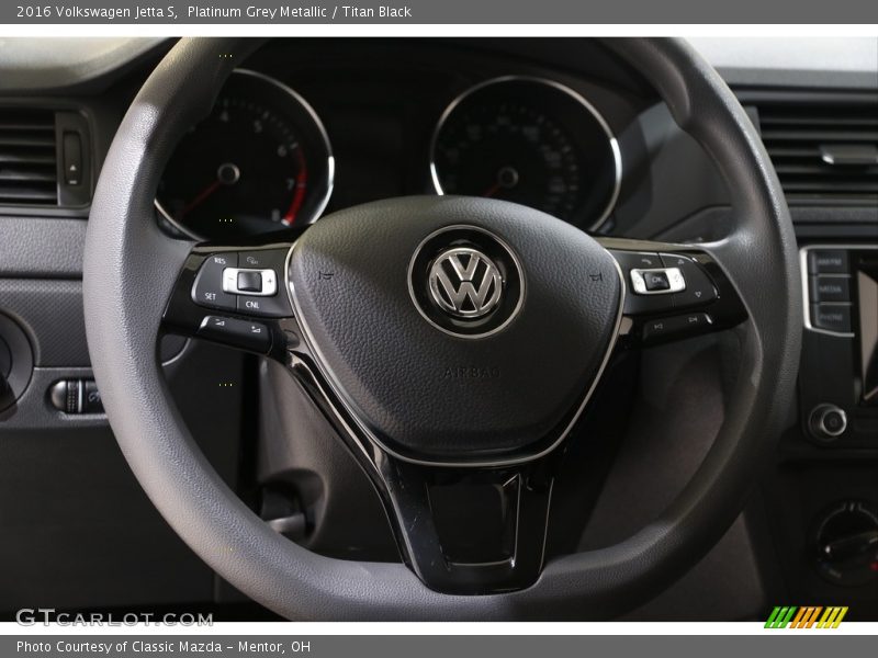 Platinum Grey Metallic / Titan Black 2016 Volkswagen Jetta S