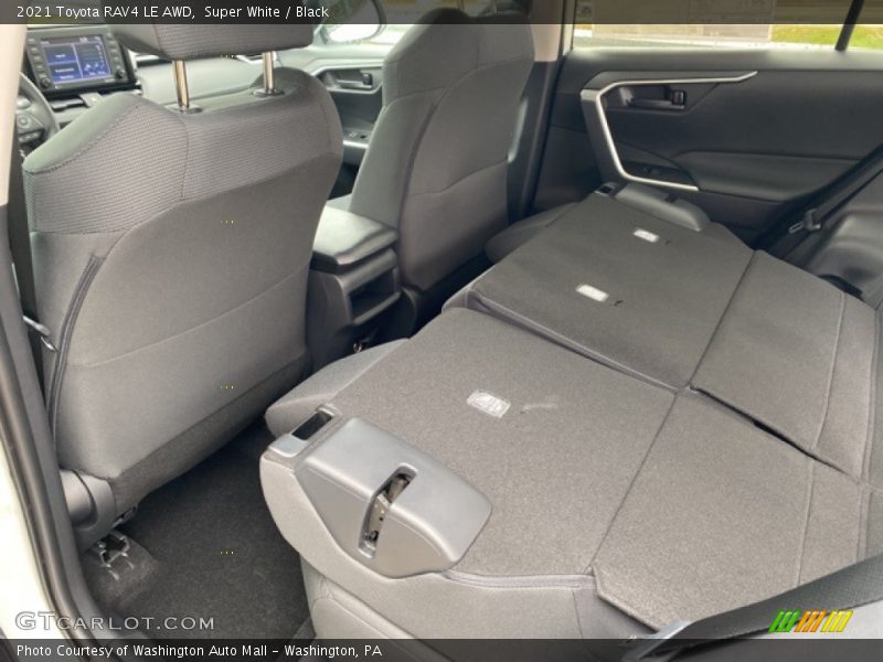 Super White / Black 2021 Toyota RAV4 LE AWD
