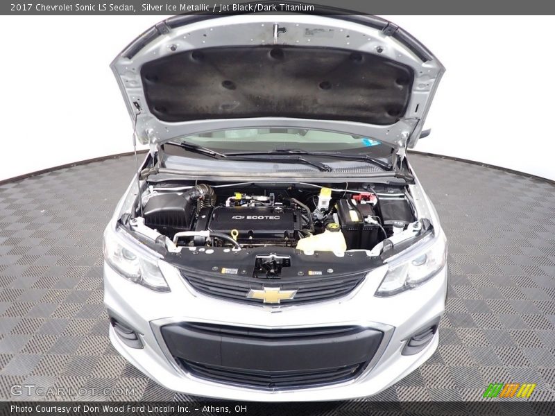 Silver Ice Metallic / Jet Black/Dark Titanium 2017 Chevrolet Sonic LS Sedan