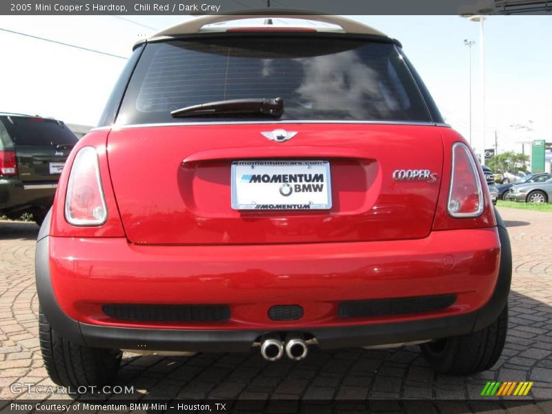 Chili Red / Dark Grey 2005 Mini Cooper S Hardtop