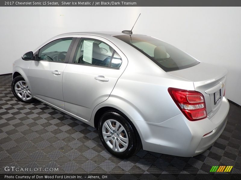 Silver Ice Metallic / Jet Black/Dark Titanium 2017 Chevrolet Sonic LS Sedan