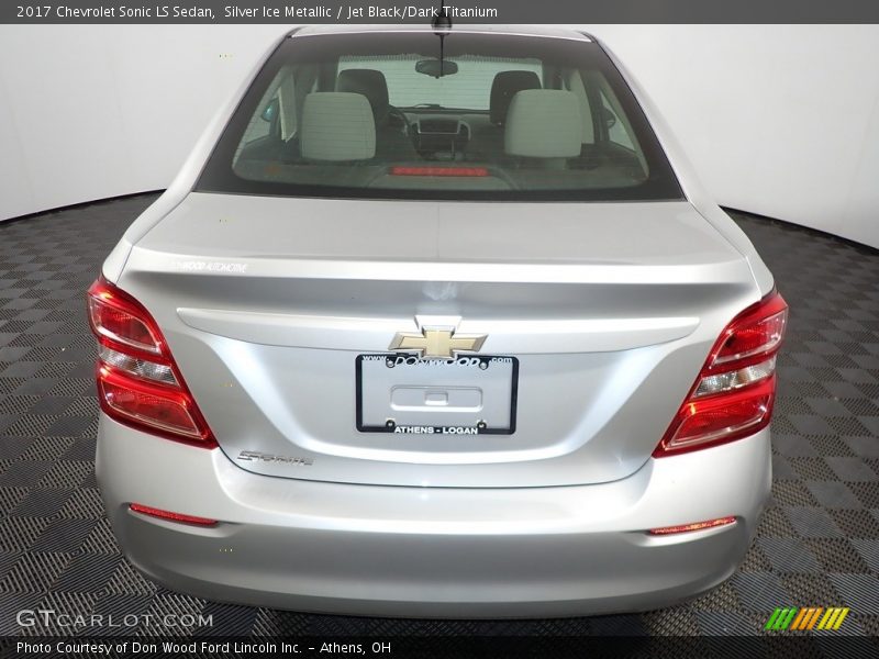 Silver Ice Metallic / Jet Black/Dark Titanium 2017 Chevrolet Sonic LS Sedan
