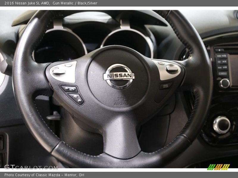 Gun Metallic / Black/Silver 2016 Nissan Juke SL AWD