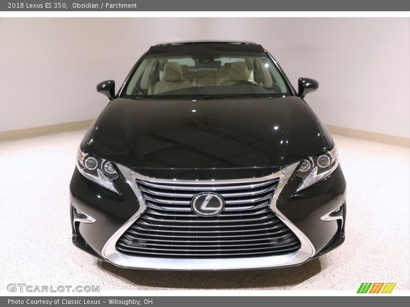 Obsidian / Parchment 2018 Lexus ES 350