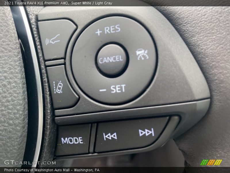 Super White / Light Gray 2021 Toyota RAV4 XLE Premium AWD