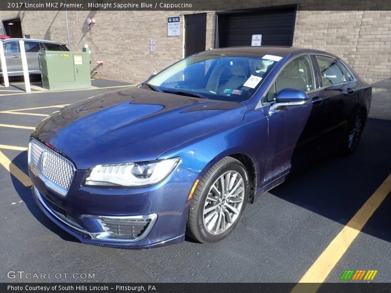 Midnight Sapphire Blue / Cappuccino 2017 Lincoln MKZ Premier