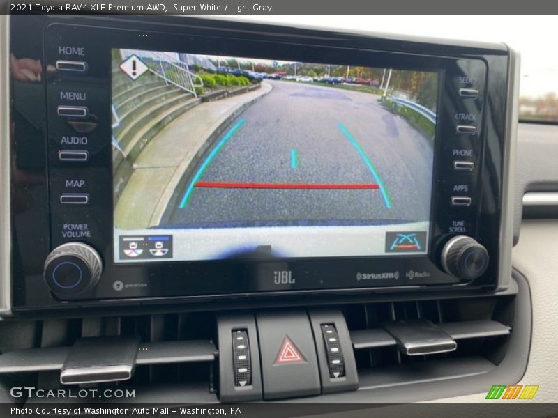 Super White / Light Gray 2021 Toyota RAV4 XLE Premium AWD
