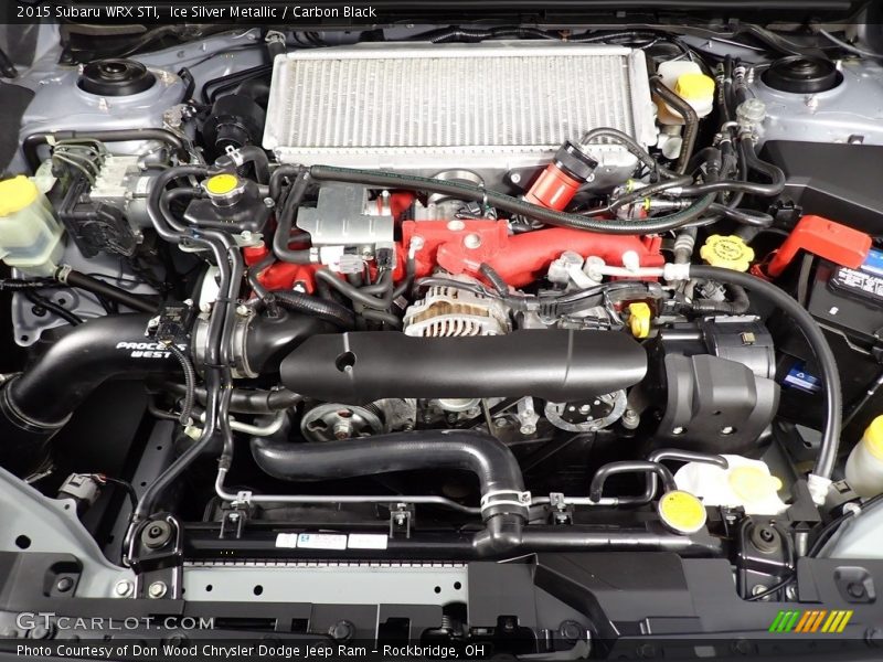 Ice Silver Metallic / Carbon Black 2015 Subaru WRX STI