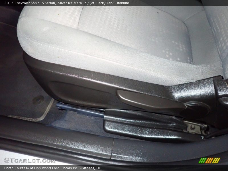 Silver Ice Metallic / Jet Black/Dark Titanium 2017 Chevrolet Sonic LS Sedan