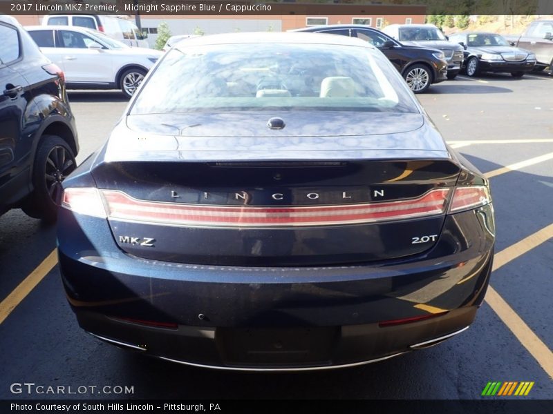 Midnight Sapphire Blue / Cappuccino 2017 Lincoln MKZ Premier