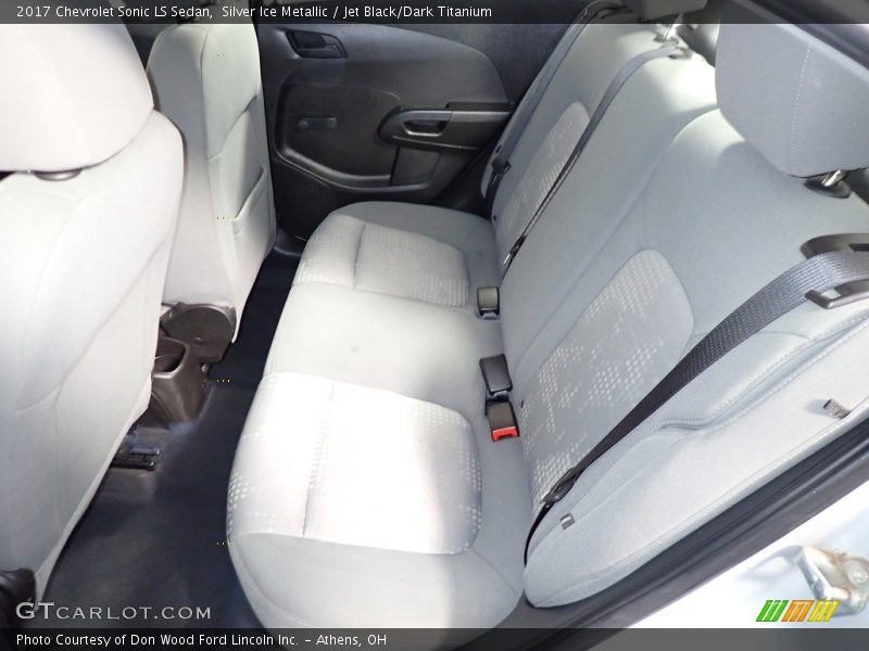 Silver Ice Metallic / Jet Black/Dark Titanium 2017 Chevrolet Sonic LS Sedan