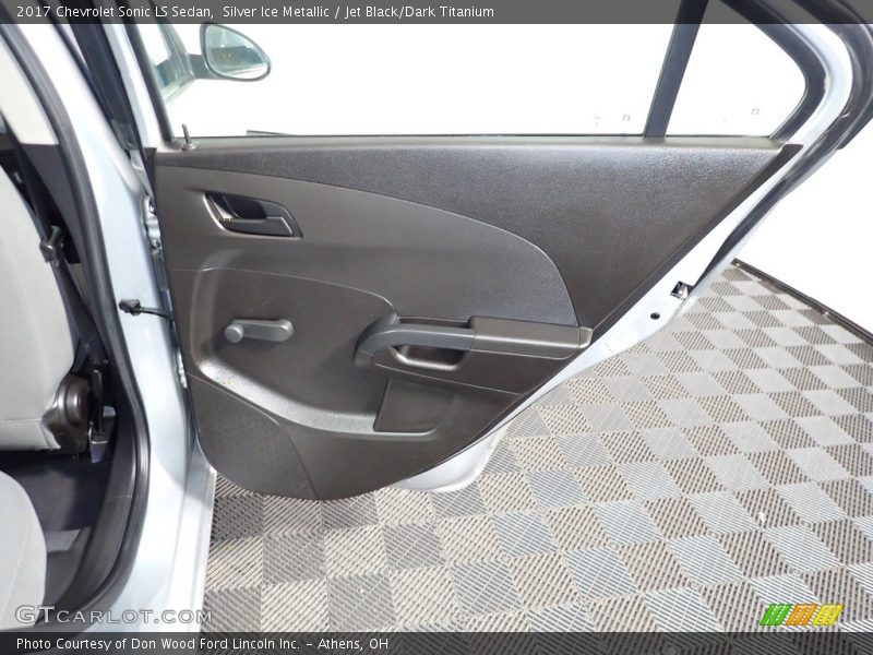 Silver Ice Metallic / Jet Black/Dark Titanium 2017 Chevrolet Sonic LS Sedan