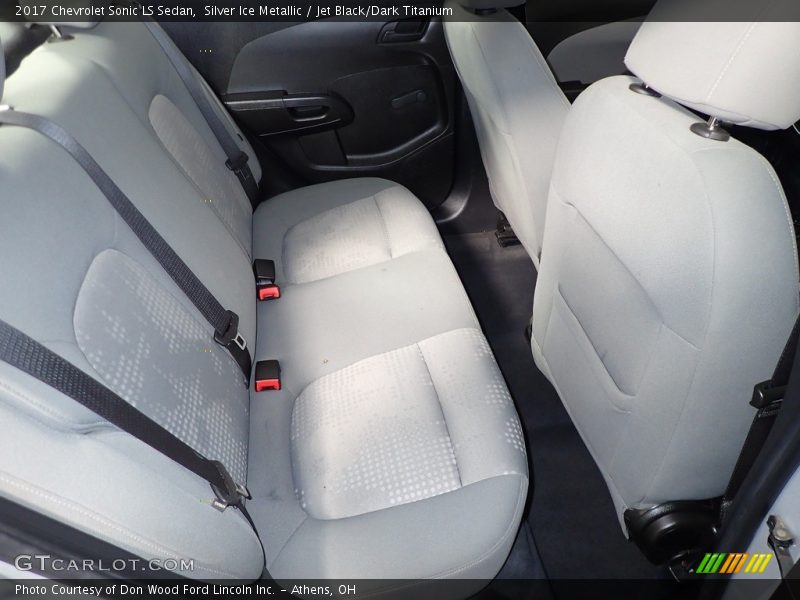 Silver Ice Metallic / Jet Black/Dark Titanium 2017 Chevrolet Sonic LS Sedan