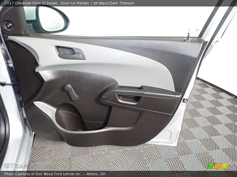 Silver Ice Metallic / Jet Black/Dark Titanium 2017 Chevrolet Sonic LS Sedan