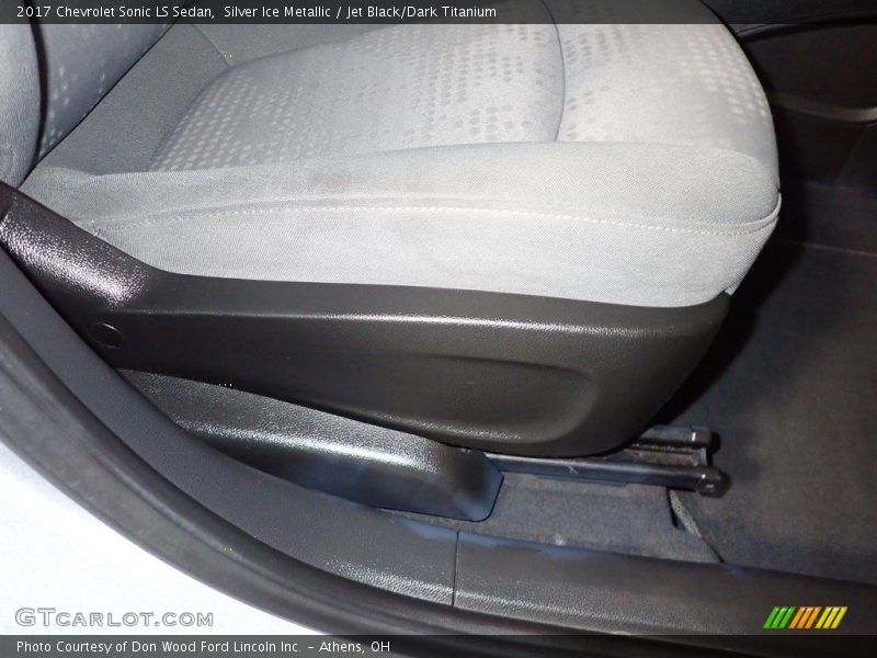 Silver Ice Metallic / Jet Black/Dark Titanium 2017 Chevrolet Sonic LS Sedan