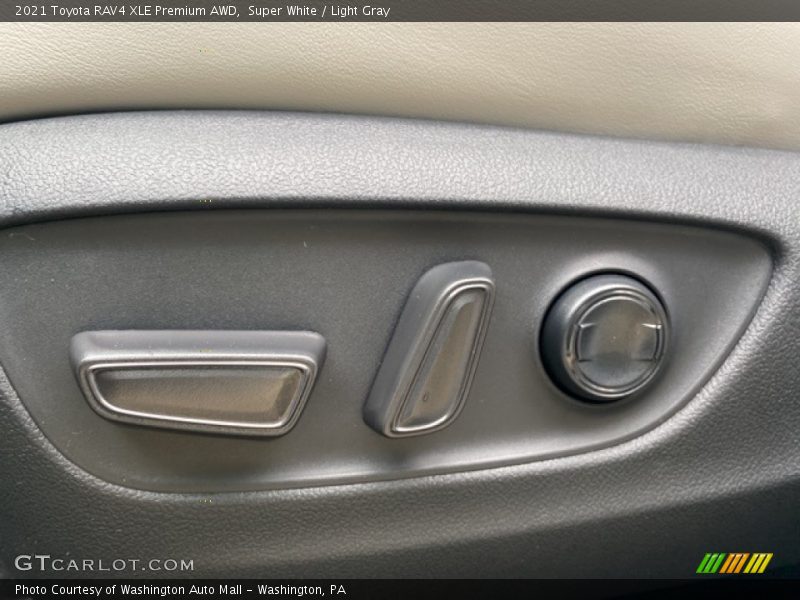 Super White / Light Gray 2021 Toyota RAV4 XLE Premium AWD