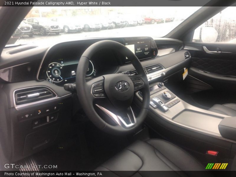 Hyper White / Black 2021 Hyundai Palisade Calligraphy AWD