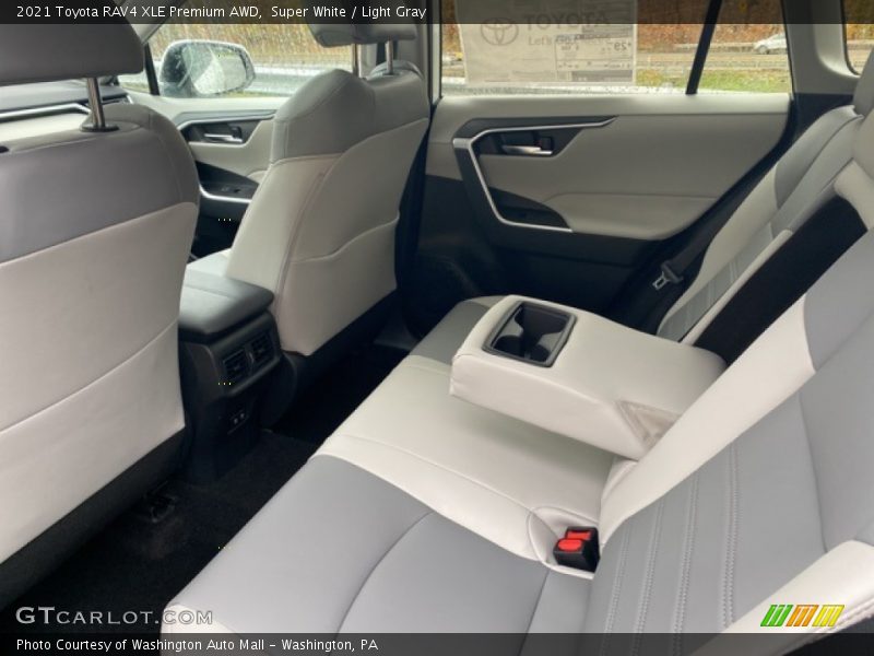 Super White / Light Gray 2021 Toyota RAV4 XLE Premium AWD