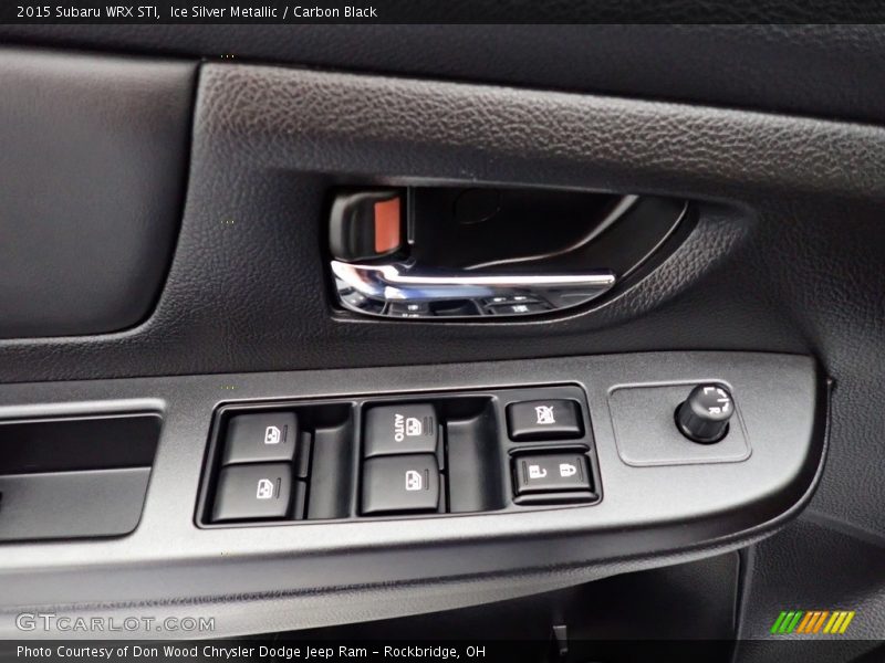 Ice Silver Metallic / Carbon Black 2015 Subaru WRX STI