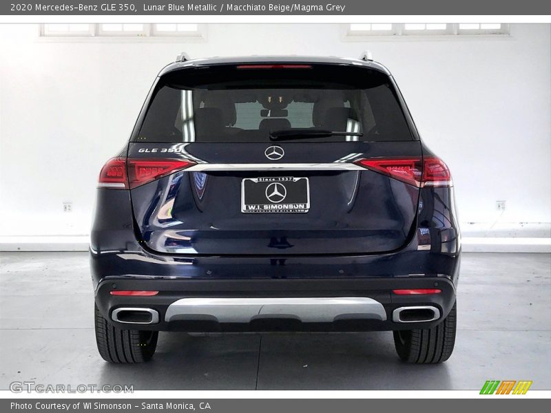 Lunar Blue Metallic / Macchiato Beige/Magma Grey 2020 Mercedes-Benz GLE 350