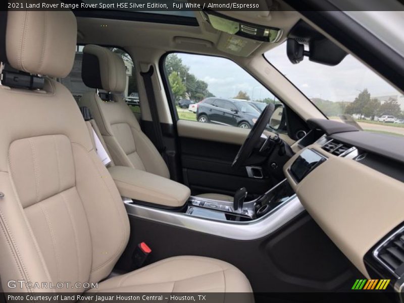 Front Seat of 2021 Range Rover Sport HSE Silver Edition