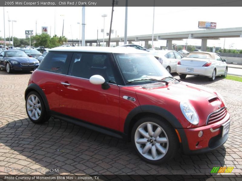 Chili Red / Dark Grey 2005 Mini Cooper S Hardtop