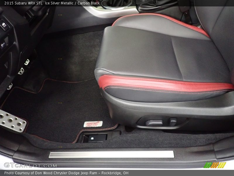 Ice Silver Metallic / Carbon Black 2015 Subaru WRX STI