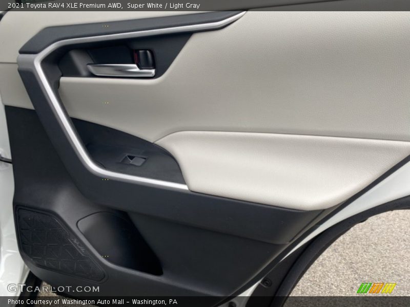 Super White / Light Gray 2021 Toyota RAV4 XLE Premium AWD