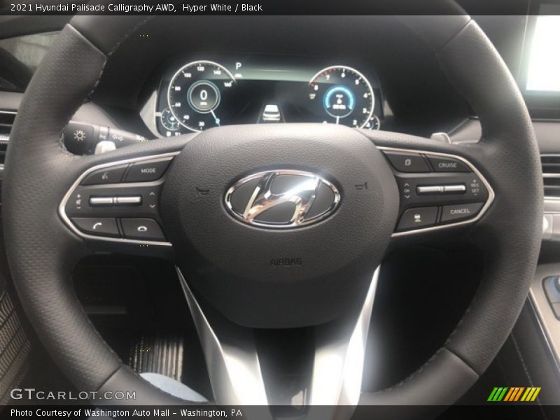 Hyper White / Black 2021 Hyundai Palisade Calligraphy AWD