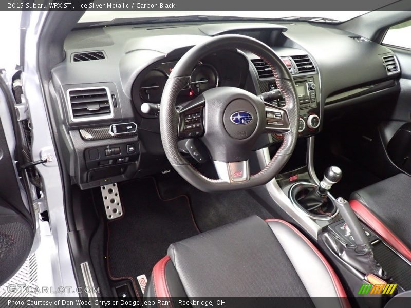Ice Silver Metallic / Carbon Black 2015 Subaru WRX STI