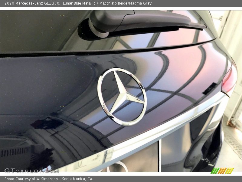 Lunar Blue Metallic / Macchiato Beige/Magma Grey 2020 Mercedes-Benz GLE 350