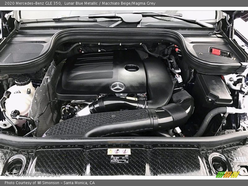 Lunar Blue Metallic / Macchiato Beige/Magma Grey 2020 Mercedes-Benz GLE 350