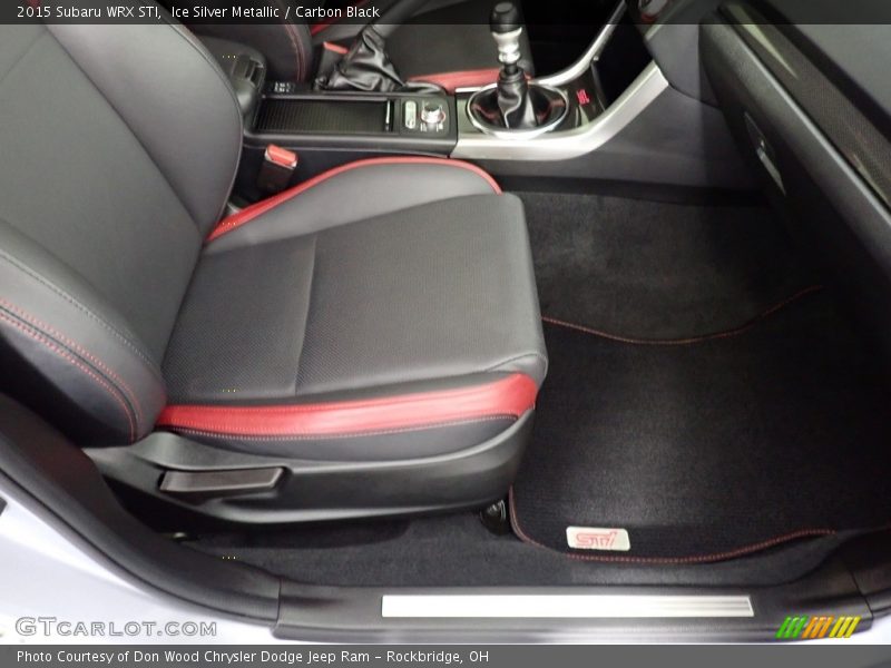 Ice Silver Metallic / Carbon Black 2015 Subaru WRX STI