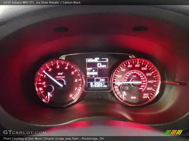 Ice Silver Metallic / Carbon Black 2015 Subaru WRX STI