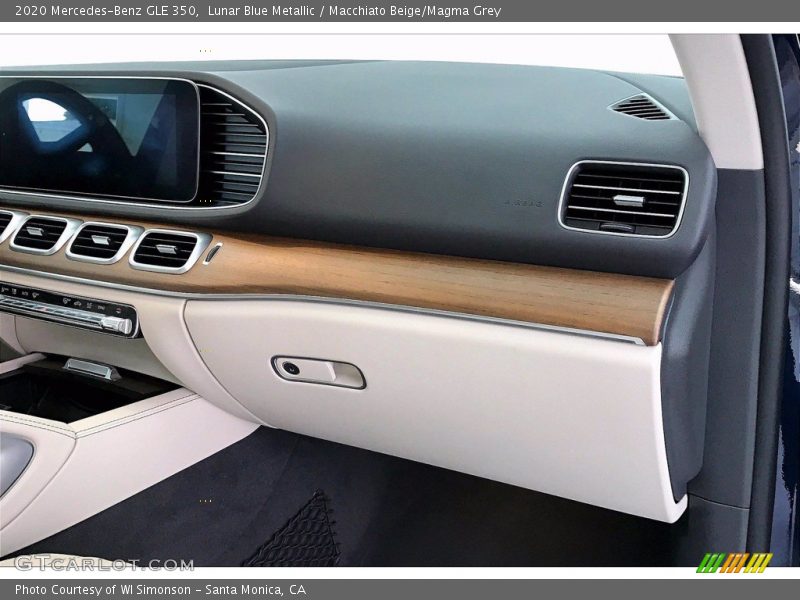 Lunar Blue Metallic / Macchiato Beige/Magma Grey 2020 Mercedes-Benz GLE 350