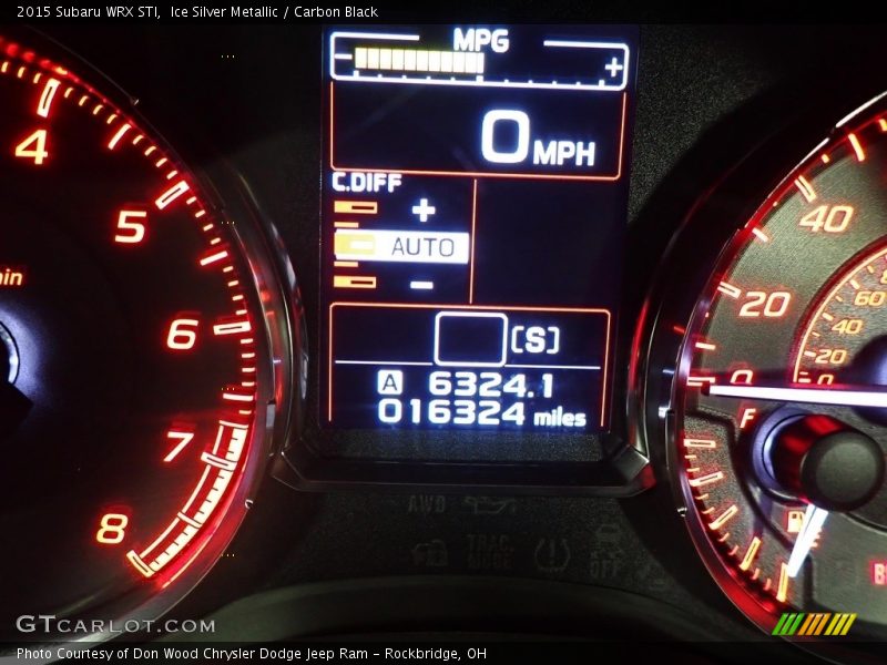 Ice Silver Metallic / Carbon Black 2015 Subaru WRX STI