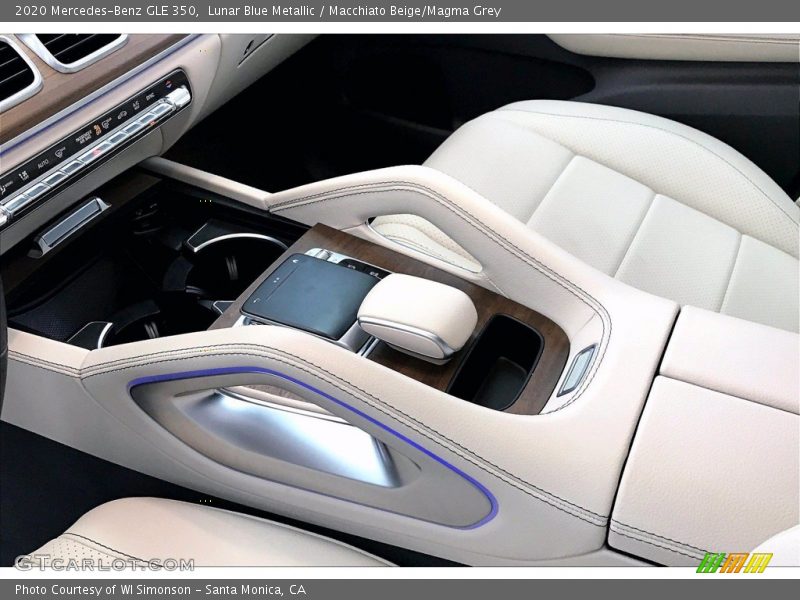 Lunar Blue Metallic / Macchiato Beige/Magma Grey 2020 Mercedes-Benz GLE 350