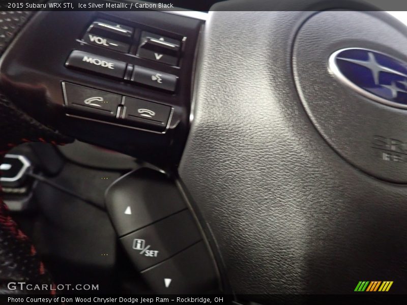 Ice Silver Metallic / Carbon Black 2015 Subaru WRX STI