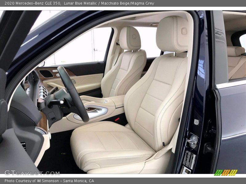 Lunar Blue Metallic / Macchiato Beige/Magma Grey 2020 Mercedes-Benz GLE 350