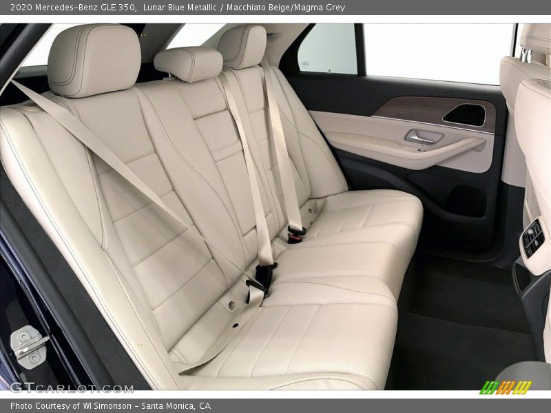 Lunar Blue Metallic / Macchiato Beige/Magma Grey 2020 Mercedes-Benz GLE 350