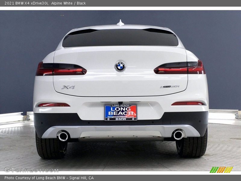 Alpine White / Black 2021 BMW X4 xDrive30i