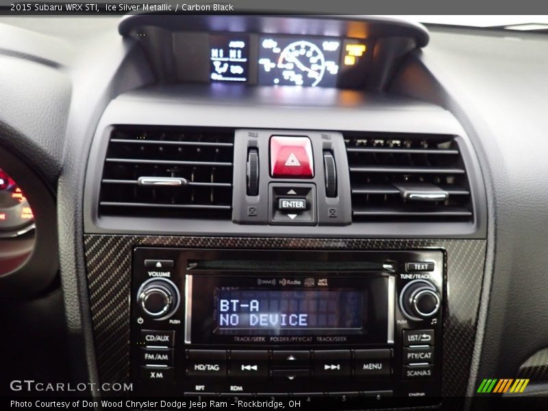 Ice Silver Metallic / Carbon Black 2015 Subaru WRX STI