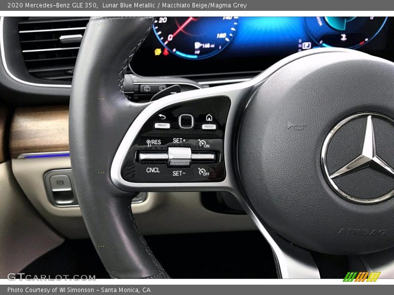 Lunar Blue Metallic / Macchiato Beige/Magma Grey 2020 Mercedes-Benz GLE 350